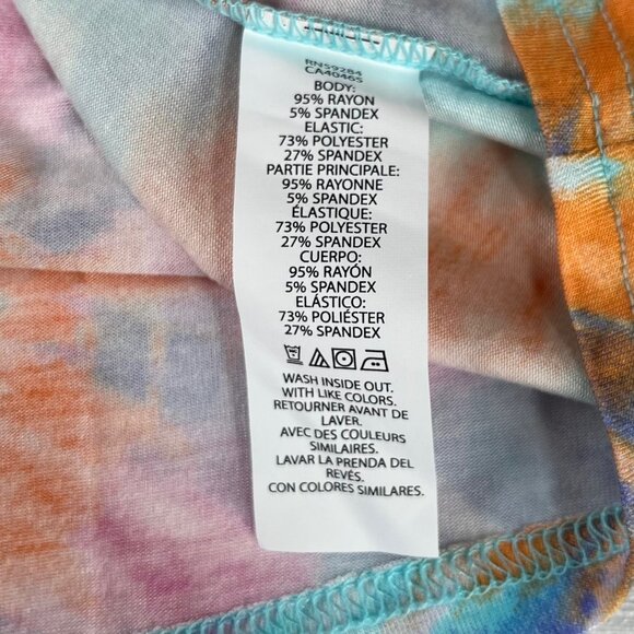 The Childrens Place Tie-Dye Smocked Dress Girls Size Large Multicolor New - Picture 6 of 8